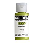 Golden Fluid - acrylverf - flacon 30ml - serie 7 - groengoud
