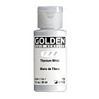 Golden Fluid - acrylverf - flacon 30ml - serie 1 - titaanwit