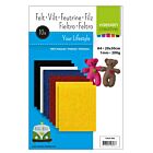 Vilt lapjes 1mm A4 5x2 stuks kit 6