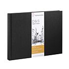 Hahn tekenboek Dummy Artist 140grs Landscape zwart gebonden A5