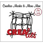 Crealies Masks & More Mini no. 119 twijgen 107x97 mm