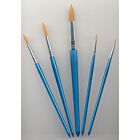 Penselen set nylon 5x rond