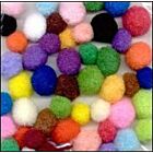 Mix PomPom set (48st) assorti 15mm. 20mm