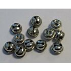 Kattebelletjes zilver 13 mm 12 stuks 