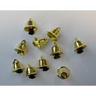 Klokjes goudkleur 15 mm 10 stuks