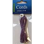 Waxed Cotton Cord 0,5 mm/5 mtr violet 