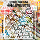 Aall & Create #195 - 6"x6" Stencil - Diagonal Vines