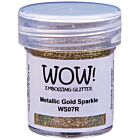 WOW - Embossing Powder Embossing Glitters - Metallic Gold Sparkle 15ml / Regular