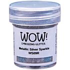 WOW - Embossing Powder Embossing Glitters - Metallic Silver Sparkle 15ml / Regular