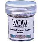WOW - Embossing Powder Embossing Glitters - Metallic Platinum Sparkle 15ml / Regular
