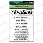 Penny Black CHRISTMAS BUILDER (CLEAR STAMPS) 3"X4"