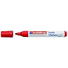 edding-4500 textielmarker rood  1ST 2-3 mm