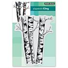 Penny Black slapstick/ Cling stamp BIRCHES 