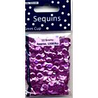 Pailletten facon metal fuchsia 6 mm 12 GR 