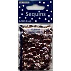 Pailletten facon metal bruin 6 mm 12 GR 