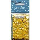 Pailletten facon AB kleur geel 6 mm 10 GR 