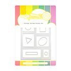 Waffle Flower Postage Collage Blocks Die