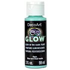 DecoArt Textielverf SoSoft Fabric Glow 59ml Aqua 59ml
