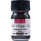Old Script Ink (kalligraphie) 35ml sepia