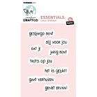 CCL Clear Stamp NL Teksten Essentials nr.800