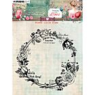 JMA Clear stamps Flower Circle Frame Sending You Love nr.796