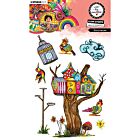 ABM Clear Stamp A bird mansion Art by Marlene nr.815