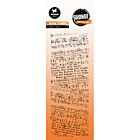 SL Clear Stamp Music sheet Grunge Collection nr.839