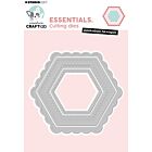 CCL Cutting Die Peekaboo hexagon Essentials nr. 1047
