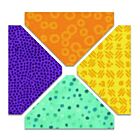 Sizzix Bigz Die - Triangles 1 1/2 H x 2 1/2 W Unfinished 