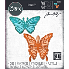 Thinlits Die by Tim Holtz Vault Scribbly Butterfly (4pcs)