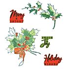 Framelits Die w/Stamps by 49 and Market A5 Pencil Line Holly (12+5pcs) (666710)