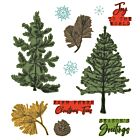 Framelits Die w/Stamps by 49 and Market A5 Pine Holidays (16+5pcs) (666711)