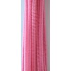Chenille roze 6mm x 30cm 20st