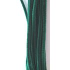 Chenille groen 6mm x 30cm 20st