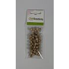 Craftemotions Ronde houten kraal, naturel 8mm 100 st.