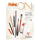 Clairefontaine PaintOn papier, Multi-Techniques A4 250 g/m2 40 vel