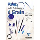 Clairefontaine PaintOn à Grain glued pad A5 20sh 250g 