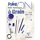 Clairefontaine PaintOn à Grain glued pad A3 20sh 250g 
