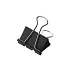 papierklem Westcott 41mm metaal zwart 12stuks in doos