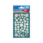 Avery etiket Z-design Christmas pakje a 2 vel zilveren sterren 52812