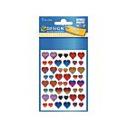 Avery Papieretiket Z-design Creative pakje a 1 vel hart