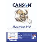 Canson Mixed Media Artist blok 25 vel A4 300gr