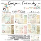 Craft O Clock SAFARI FRIENDS a set of papers 30,5x30,5cm 