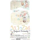 Craft O Clock SAFARI FRIENDS JUNK JOURNAL extras set