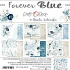 Craft O' Clock FOREVER BLUE - a set of papers 20,3x20,3cm