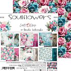 Craft O'Clock SOULFLOWERS -  paper set 15,25x15,25cm 