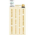 Studio Light Hot Foil Cutting Die Wordz Essentials nr.12 CCL-ES-HFCD12 129x65x1mm