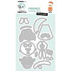Studio Light Cutting Die Misses Santa Friendz nr.878 CCL-FR-CD878 127x85x1mm