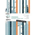 Studio Light Design paper pad Winter landscape Friendz nr.226 CCL-FR-DPP226