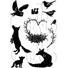 Card-io New Beginnings A6 Combinations Clear Stamp Set